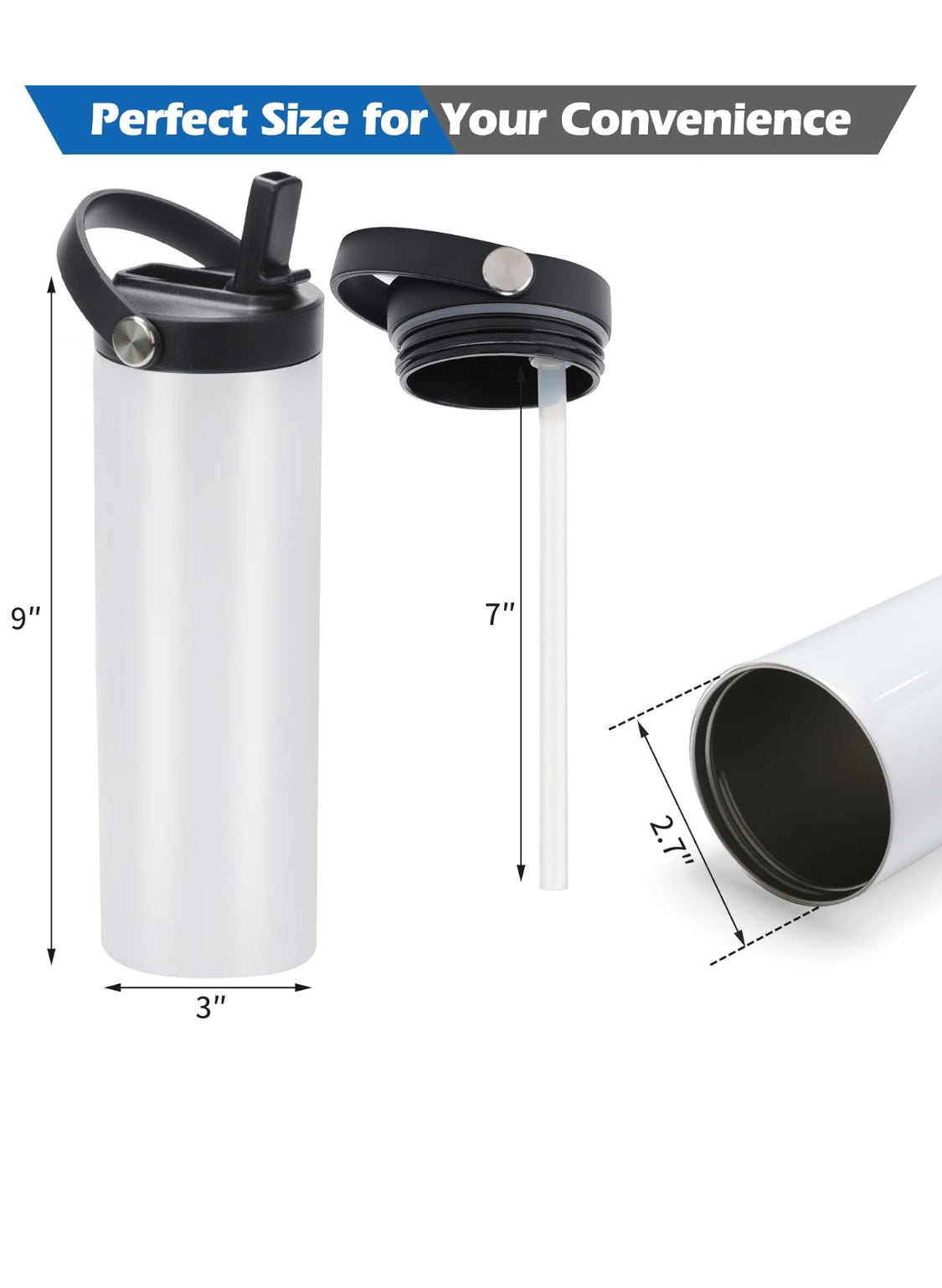 SPORT TOP 20 OZ STAINLESS TUMBLER Dishwasher Safe