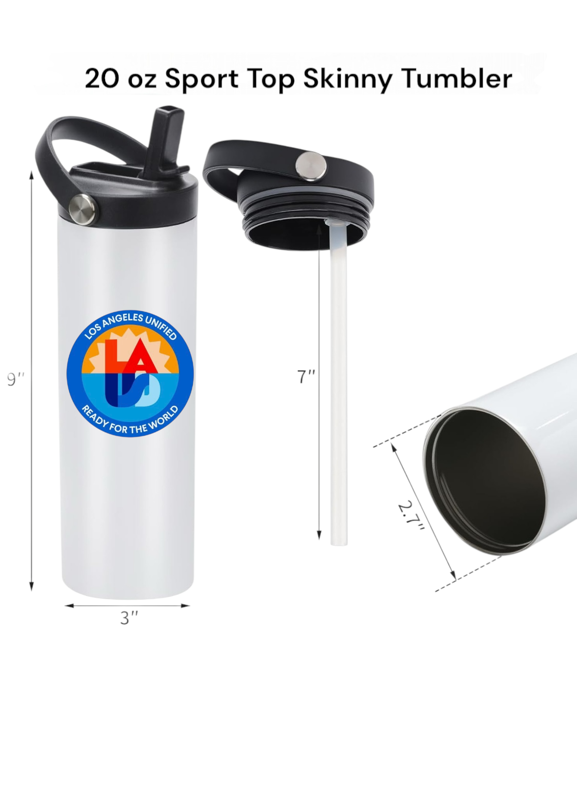 SPORT TOP 20 OZ STAINLESS TUMBLER Dishwasher Safe