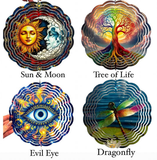 METAL DOUBLE SIDED WIND SPINNER