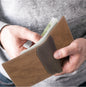 ENGRAVEABLE LEATHER BIFOLD WALLET