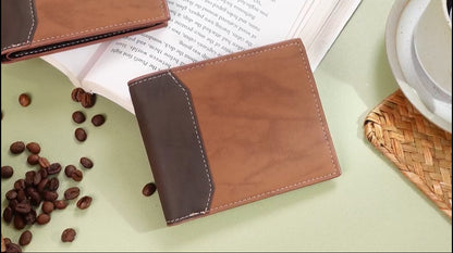 ENGRAVEABLE LEATHER BIFOLD WALLET