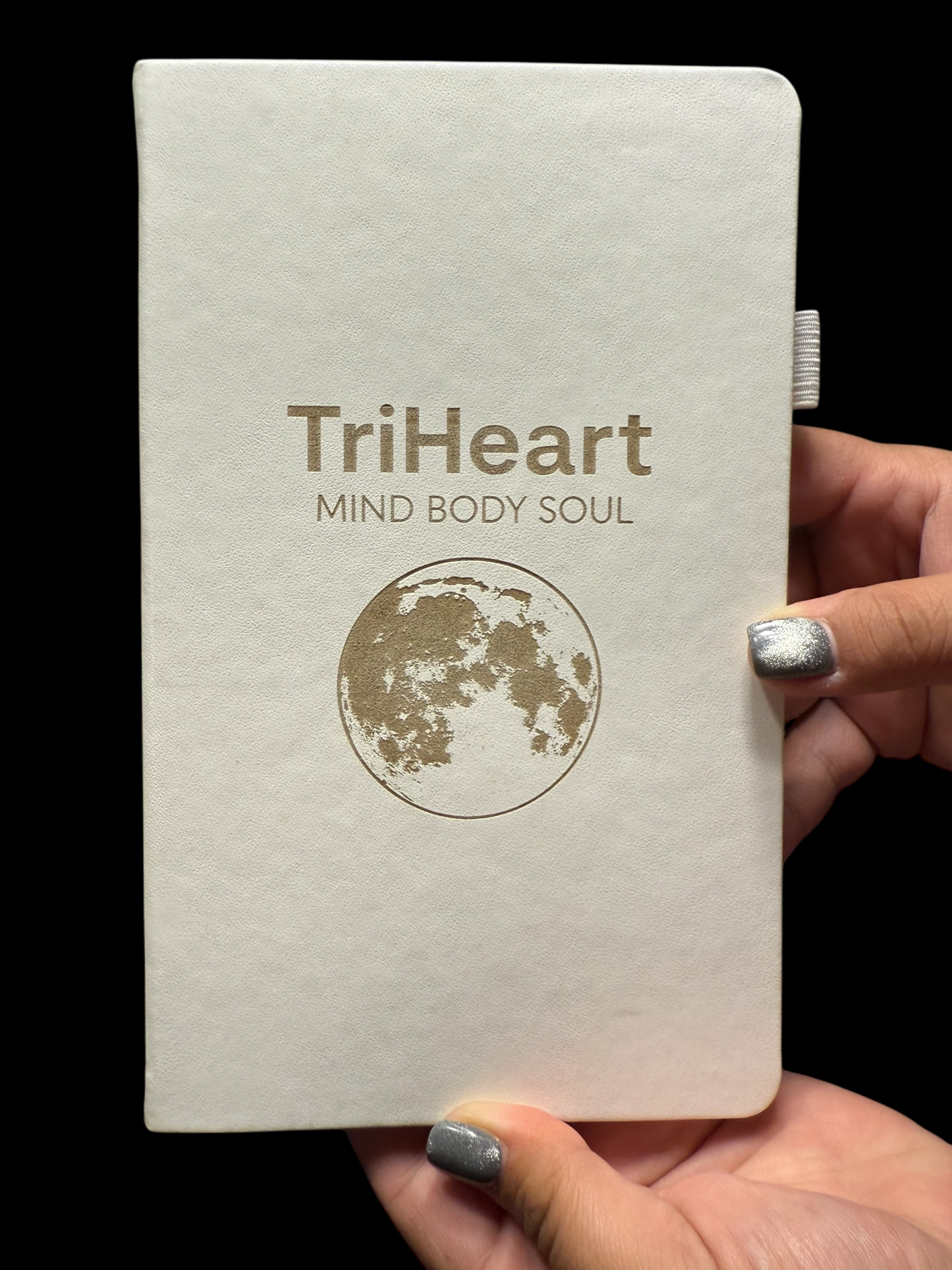 Laser Engraved College Ruled Notebooks – A5 Hardcover Journals with Pen Holders, 120 GSM Lined Pages, Includes Black Pens, White – Business Writing Set for Men & Women, 5.1”x8.3”