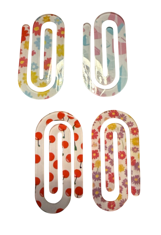 JUMBO ACRYLIC PAPER CLIP