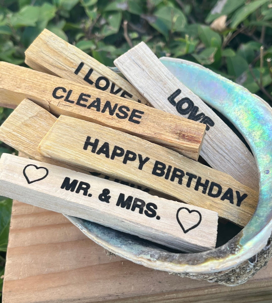 CUSTOM ENGRAVED PALO SANTO