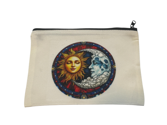 CANVAS COIN PURSE w/ ZIPPER